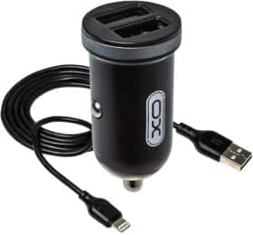 USB зарядка в авто XO TZ08-L-BK