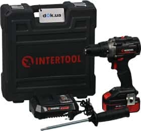 Шуруповерт Intertool аккумуляторный Storm WT-0361 (1 аккумулятор + ЗУ + чехол)