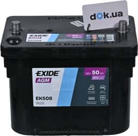 Аккумулятор Exide 6 CT-50-L AGM EK508