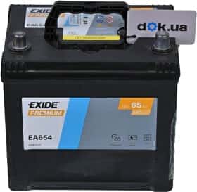 Аккумулятор Exide 6 CT-65-R Premium EA654