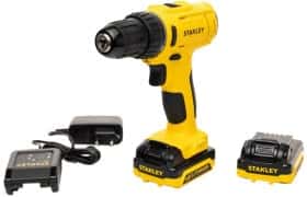 Шуруповерт Stanley аккумуляторный SCH121S2K (2 аккумулятора + ЗУ + чехол)