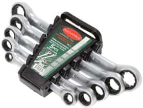 Набор ключей накидных трещоточных Rockforce RF-5105M 8х10-18х19 мм 5 шт