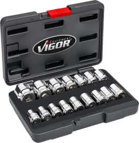 Набор торцевых головок Vigor V7512/17 1/2" (17 пр.)