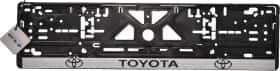 Рамка номерного знака Vitol 3798 колір чорний на Toyota