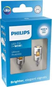 Автолампа Philips Ultinon Pro6000 W5W безцокольна 11961WU60X2
