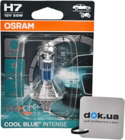 Автолампа Osram Cool Blue Intense (Next Gen) H7 PX26d 55 W светло-голубая 64210CBN-01B