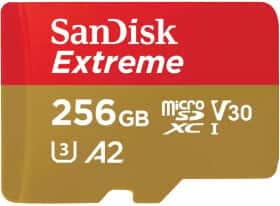 Карта памяти SanDisk Extreme for Mobile Gaming microSDXC 256 ГБ