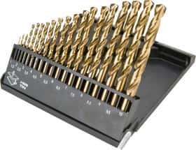 Набор сверл Graphite спиральных по металлу 57H199 1-10 мм 19 шт.