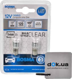 Автолампа Bosma T4W BA9s 3 W 6575