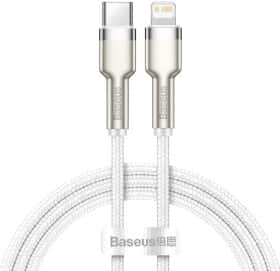Кабель Baseus Cafule Metal CATLJK-B02 Apple Lightning - USB type-C 2 м