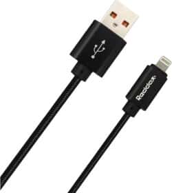Кабель Reddax Fabric Series RDX-310-BK USB - Apple Lightning 2 м