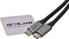 Кабель PowerPlant CA913312 USB type-C - USB type-C 1 м