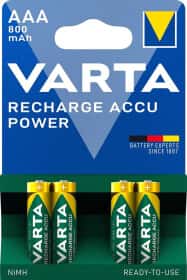 Аккумуляторная батарейка Varta Recharge Accu 56703101404 800 mAh 4 шт
