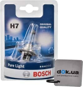 Автолампа Bosch Pure Light H7 PX26d 55 W прозрачная 1987301012