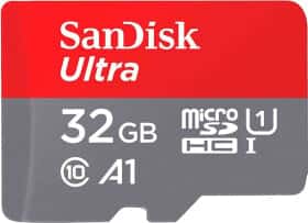 Карта памяти SanDisk Ultra microSDHC 32 ГБ с SD-адаптером SDSQUA4-032G-GN6IA