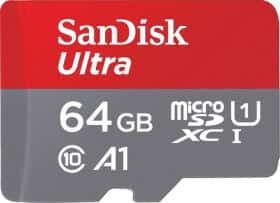 Карта пам’яті SanDisk Ultra microSDXC 64 ГБ з SD-адаптером SDSQUAB-064G-GN6IA