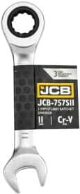 Ключ комбинированный трещоточный JCB JCB-757S11 I-образный 11 мм