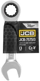 Ключ комбинированный трещоточный JCB JCB-757S13 I-образный 13 мм