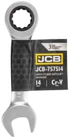 Ключ тріскачка комбінований JCB JCB-757S14 I-подібний 14 мм