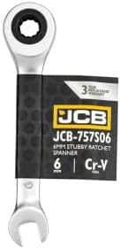 Ключ комбинированный трещоточный JCB JCB-757S06 I-образный 6 мм