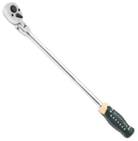 Тріскачка Rockforce RF-802318L з шарніром 3/8" 72 зубця 450 мм