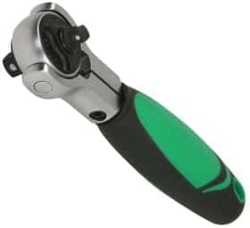 Тріскачка Toptul CJMM1216 з шарніром 1/2"x1/4" 72 зубця 160 мм