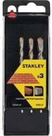 Набір бурів Stanley STA56120-QZ спіральних по цеглі та бетону 5-8 мм 3 шт.