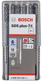 Набор буров Bosch 2608576192 спиральных по кирпичу и бетону 6 мм 30 шт.