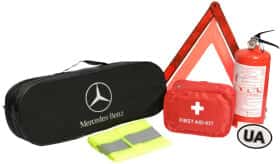 Набір автомобіліста Poputchik Євростандарт 01-023-E чорний Mercedes-Benz