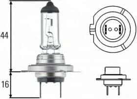 Автолампа Behr Hella Standard H7 PX26d 70 W прозора 8gh007157241