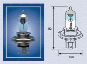 Автолампа Magneti Marelli H4 P43t 55 W 60 W прозора 002585100000