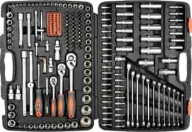 Набор инструментов STHOR 58691 1/2", 3/8", 1/4" 216 ед.