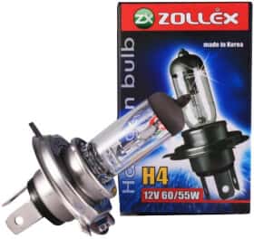 Автолампа Zollex H4 P43t 55 W 60 W прозора 8924