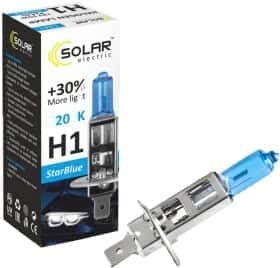 Автолампа Solar StarBlue H1 P14,5s 55 W темно-блакитна 1241
