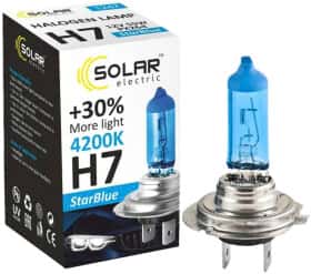 Автолампа Solar StarBlue H27 PX26d 55 W темно-блакитна 1247