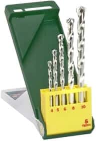 Набір бурів Bosch 2607019438 спіральних по цеглі та бетону 4-10 мм 5 шт.