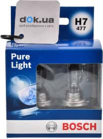 Автолампа Bosch Pure Light H7 PX26d 55 W прозора 1987301406