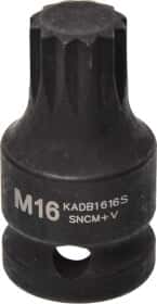 Торцевая головка с битой Toptul KADB1616S M16 1/2"
