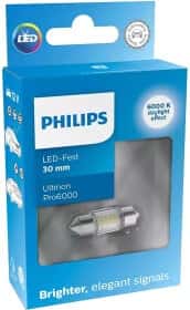 Автолампа Philips Ultinon Pro6000 SV8,5 біла 11860CU60X1