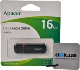 Флешка Apacer AH333 Black 16 ГБ