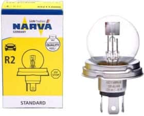 Автолампа Narva Standard R2 P45t 40 W 45 W прозрачная 492113000