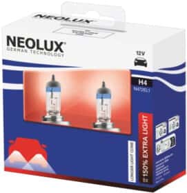 Автолампа Neolux® Extra Light H4 P43t 55 W 60 W прозрачная NEON472EL1-2SCB