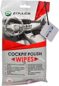 Серветки Zollex Cockpit Wipes WP-31 з нетканого матеріалу 26.5х17 см 30 шт