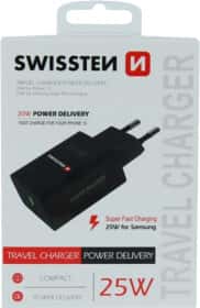 Сетевое зарядное устройство Swissten DOSWS22060400 25 Вт