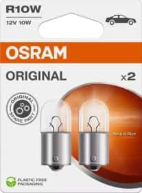 Автолампа Osram Original R10W BA15s 10 W прозрачная 5008-2BL