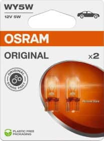 Автолампа Osram Original WY5W W2,1x9,5d 5 W оранжевая 2827NA-2BL