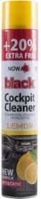 Поліроль для салону Nowax "Black" Cockpit Cleaner лимон 750 мл