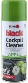 Полироль для салона Nowax "Black" Cockpit Cleaner яблоко 450 мл