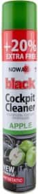 Поліроль для салону Nowax "Black" Cockpit Cleaner яблуко 750 мл