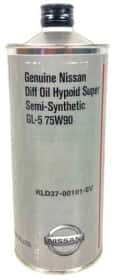Трансмісійна олива Nissan Diff Oil Hypoid Super GL-5 75W-90 напівсинтетична